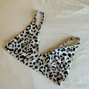 Aerie Cheetah Bikini Top